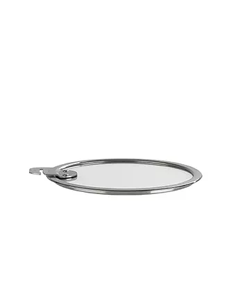 CRISTEL FRANCE | Glasdeckel flach mit Metallrand 18cm | 